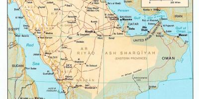 المملكة العربية السعودية خريطة hd