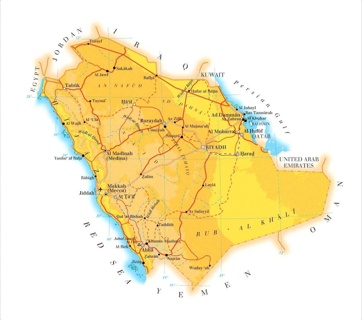 الدمام المملكة العربية السعودية خريطة