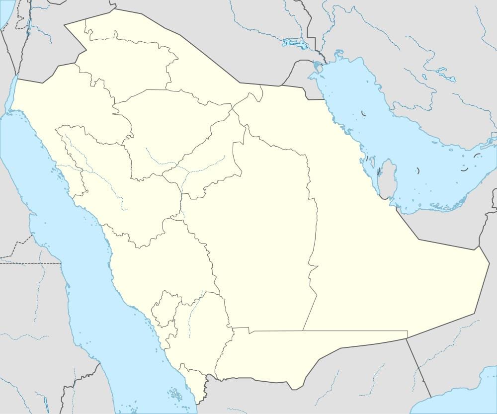 خريطة المملكة العربية السعودية في
