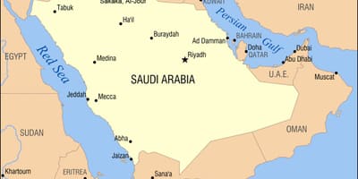 الجوف في المملكة العربية السعودية خريطة