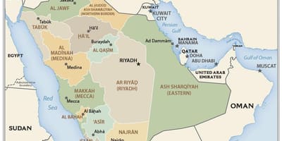 القصيم المملكة العربية السعودية خريطة