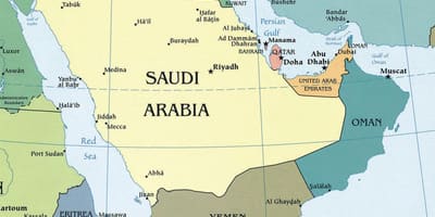 خريطة المملكة العربية السعودية الموقع