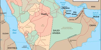 المملكة العربية السعودية خريطة المناطق