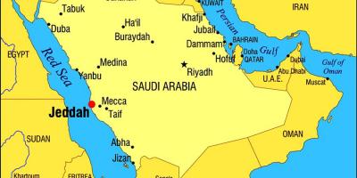 جدة المملكة العربية السعودية خريطة